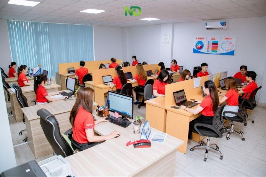 Phòng kinh doanh xuất nhập khẩu bao gồm nhiều bộ phận
