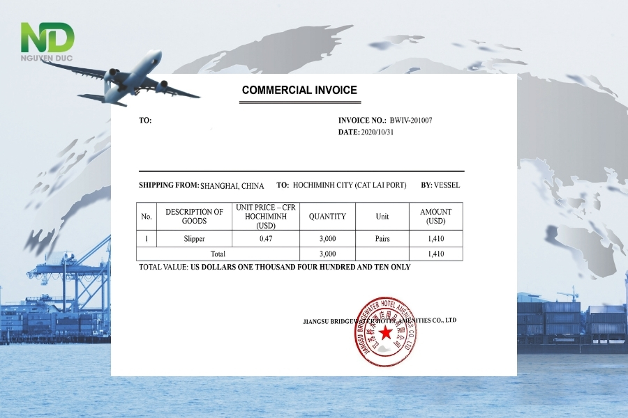 Commercial Invoice là gì?