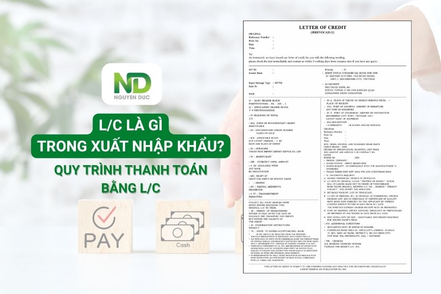 L/C là gì trong xuất nhập khẩu? Quy trình thanh toán bằng L/C