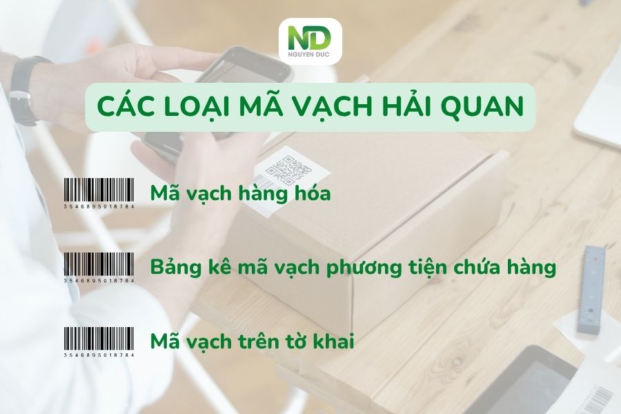 Các loại mã vạch hải quan
