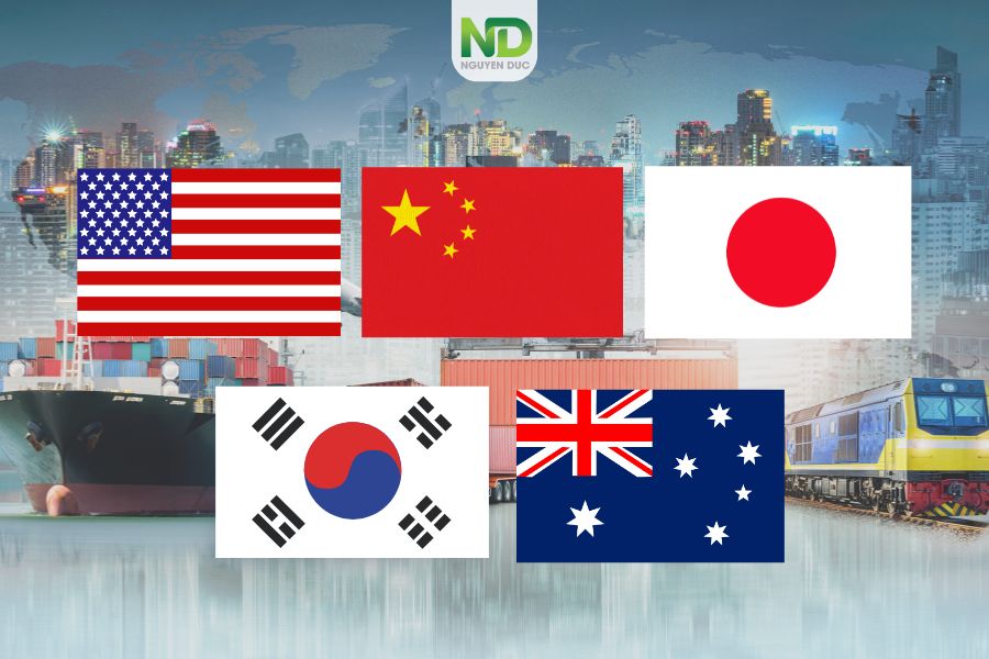 Những thị trường xuất khẩu nông sản chính Việt Nam