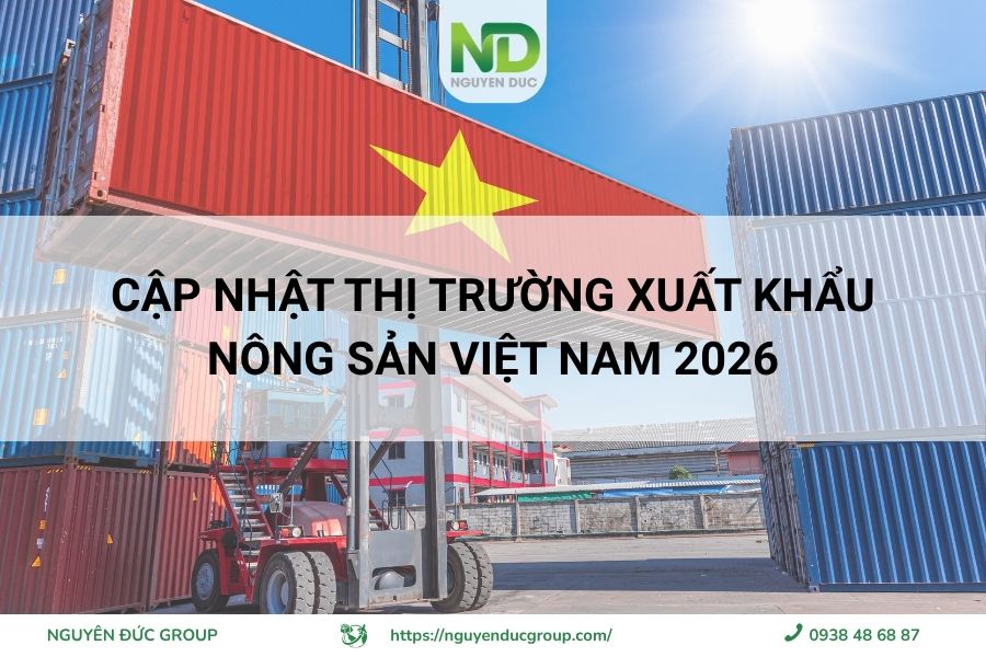 5 thị trường xuất khẩu nông sản Việt Nam 2026