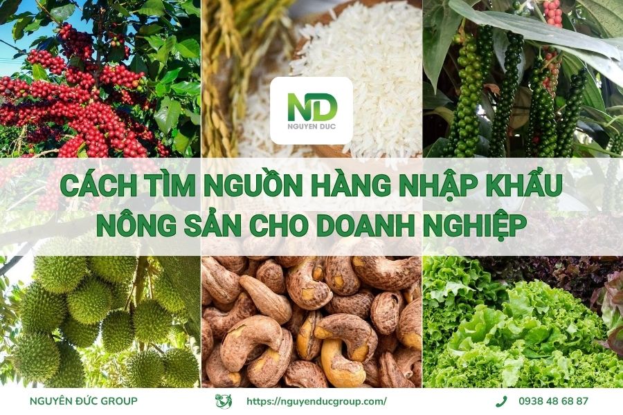 Cách tìm nguồn hàng nhập khẩu nông sản cho doanh nghiệp